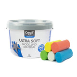 Creall ultra blød lerfarve - 5 farver ler - 1100 gr.