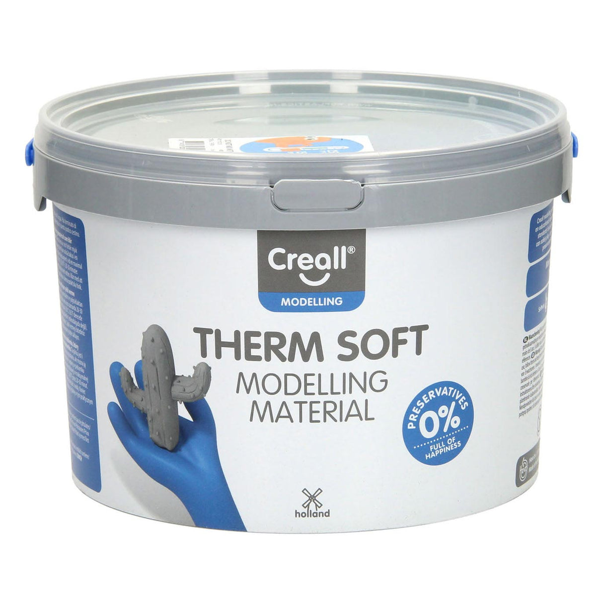 Creall therm blød ler - 5 farver ler - 2000gr.
