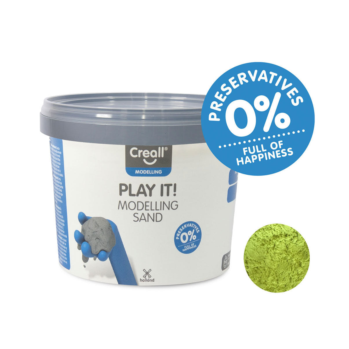 Creall play it play sandgul, 750gr.