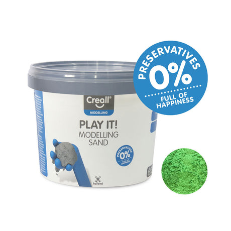 Creall play it play sandgrøn, 750gr.