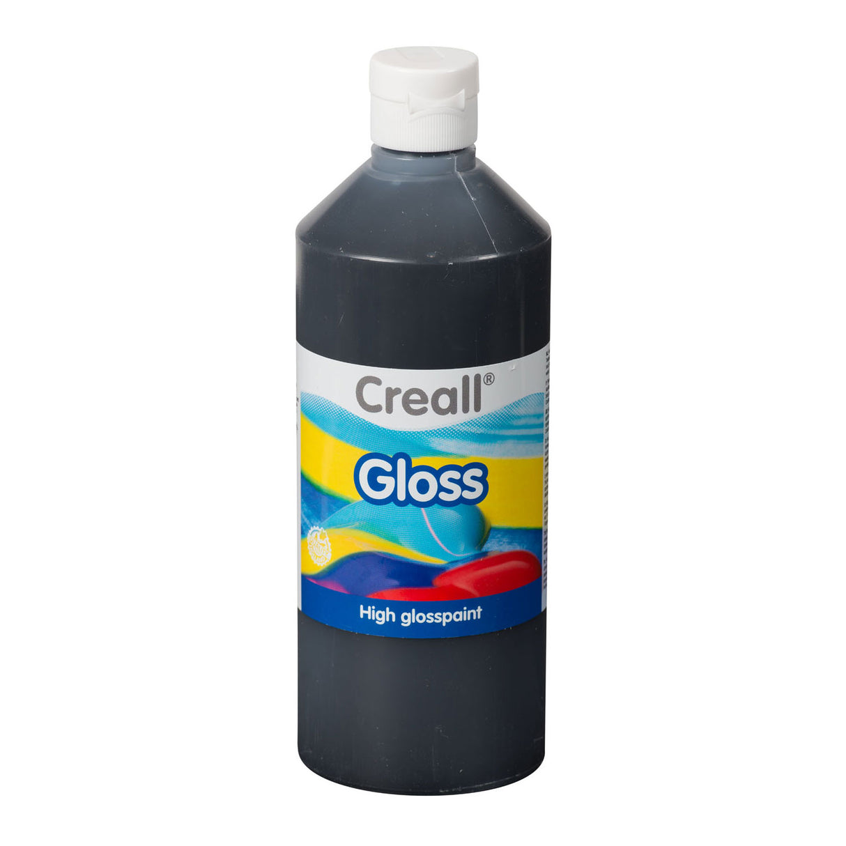 Creall Gloss Gloss Paint Black, 500 ml