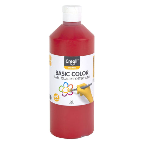 Creall skolemaling primær rød - 500ml