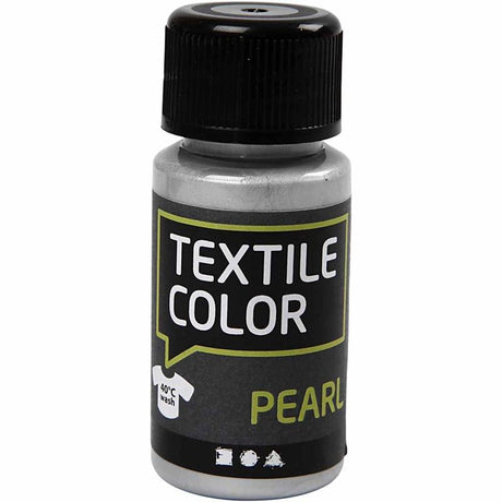 Creativ Company Textile Color -Covering Textile Paint - Silver Pearl, 50 ml