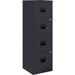 Arkivskab bisley pfa4-zw 413 x 400 x 1321 mm sort