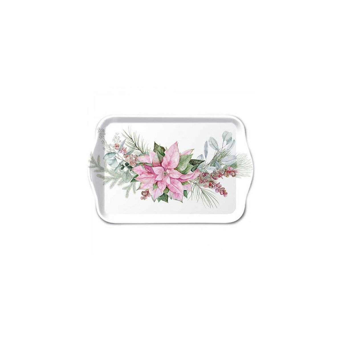 Ambiente bakke 13x21cm pink julestjerne