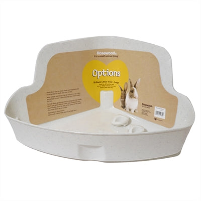 Palisander kanin toilet hoek creme