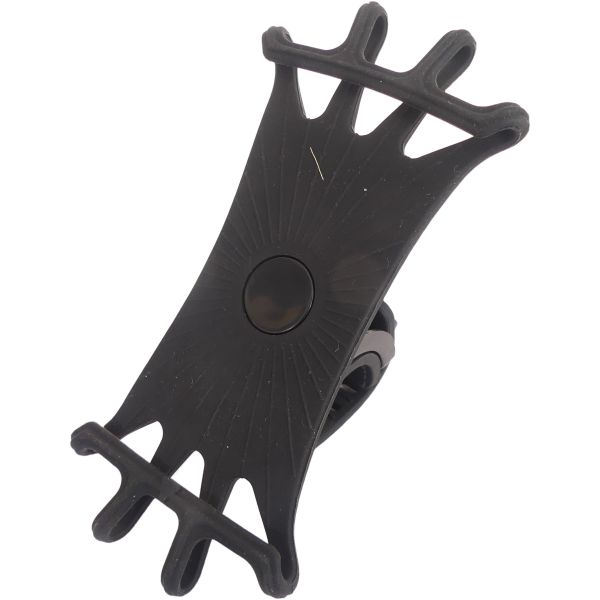 Kanttelefonholder ez fit - 360° - silikone - sort