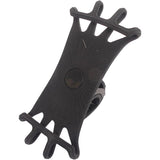 Kanttelefonholder ez fit - 360° - silikone - sort