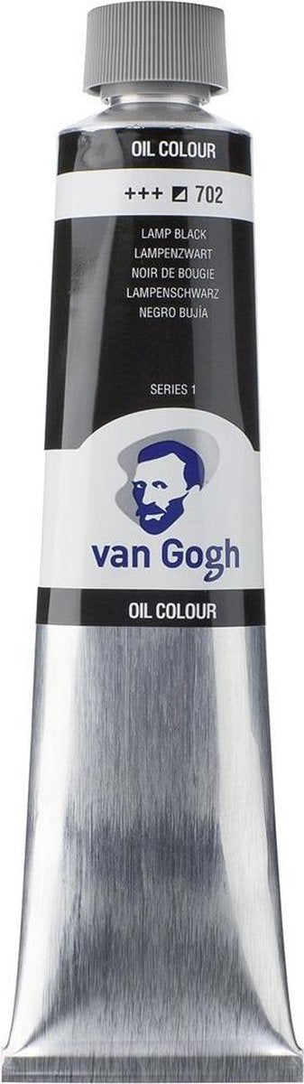 Van gogh olieverf tube 200 ml lampenzwart 702