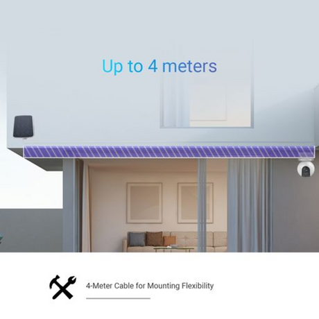 Ezviz 1071082 - solar panel type-c max 6.18w | 1 stuks
