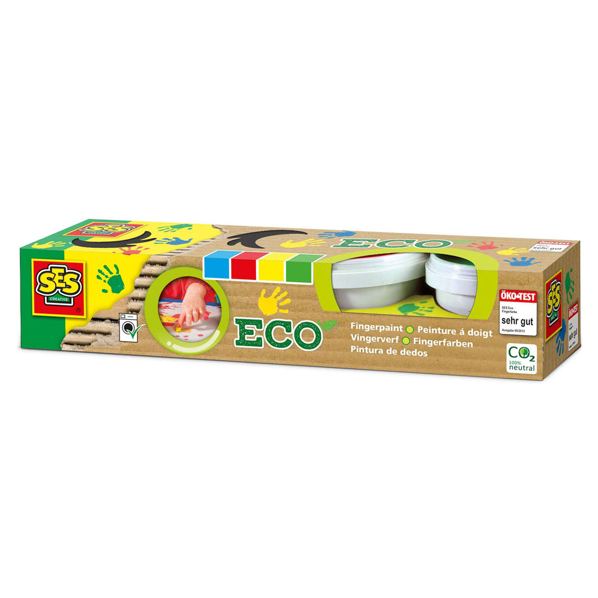 Ses eco fingermaling, 4 farver