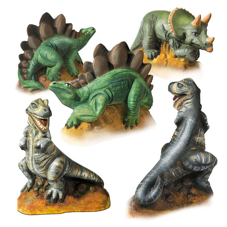 Ses kreative ses gipsafstøbning - dinosaurer
