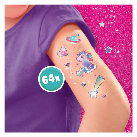 Ses enhjørning - tatoveringer og glitter