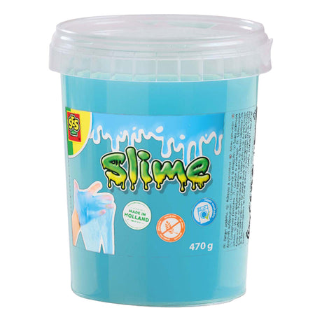 Ses creative ses slime - blå glitter 470g