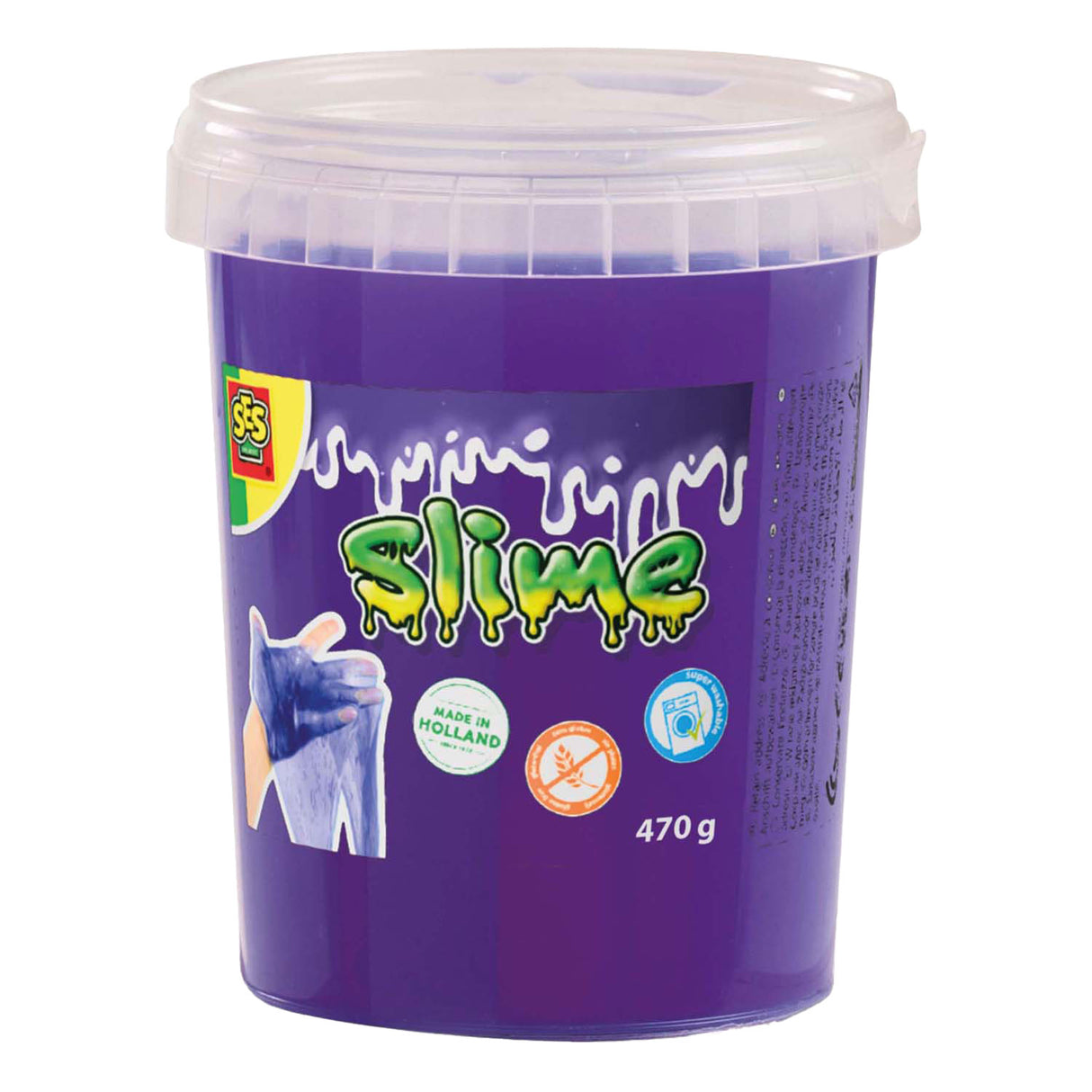 Ses creative ses slime - lilla glitter 470g