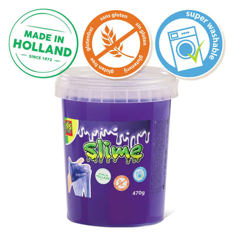 Ses creative ses slime - lilla glitter 470g