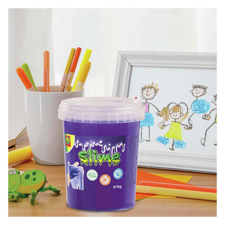 Ses creative ses slime - lilla glitter 470g