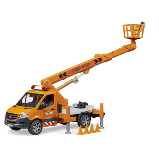 Bruder lastbil Mercedes-Benz Sprinter med arbejdsplatform