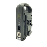 Rolux dobbelt batterioplader rl-2ks til v-monteret batteri