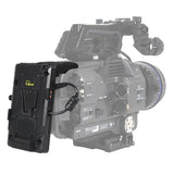 Rolux v-mount batteriplade rl-gdx9 til sony fx9