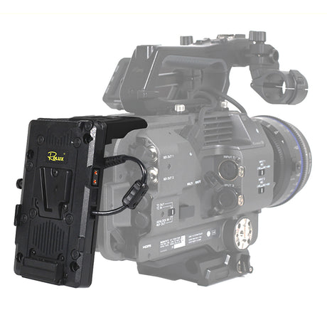 Rolux v-mount batteriplade rl-gdx9 til sony fx9