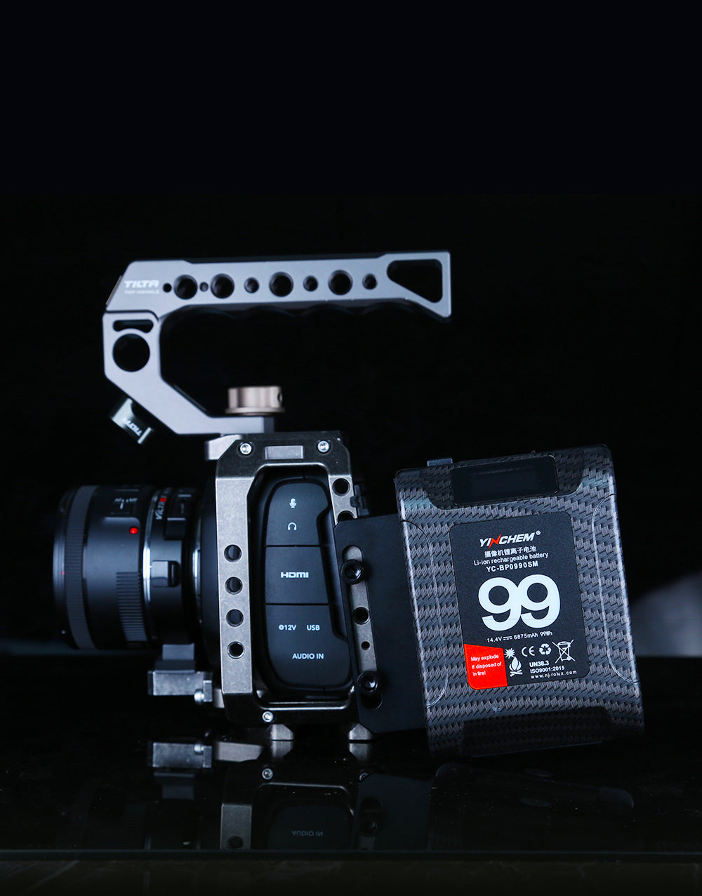 Rolux mini v-mount batteriplade rl-ac12s