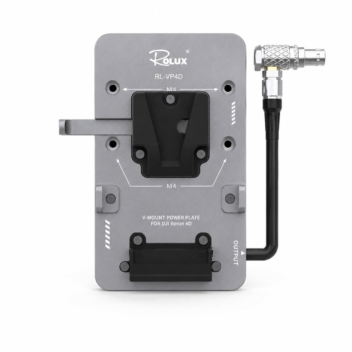 Rolux v-mount batteriplade rl-vp4d til dji ronin 4d