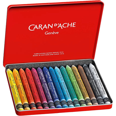 Caran d'ache https: www.cchobby.nl caran-d-ache-neocolor-ii-l-10-cm-thickness-8-5-mm-diverse-colours-15-piece-1-box