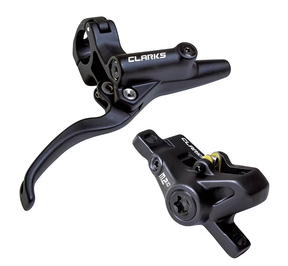 Shimano clarks m2 hydraulisk skivebremsesæt for + bag 1000 1700 mm sort