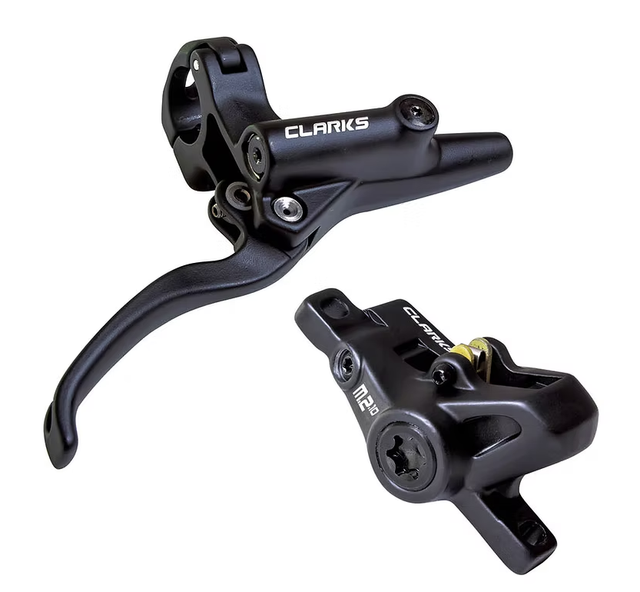 Shimano clarks m2 hydraulisk skivebremsesæt for + bag 1000 1700 mm sort
