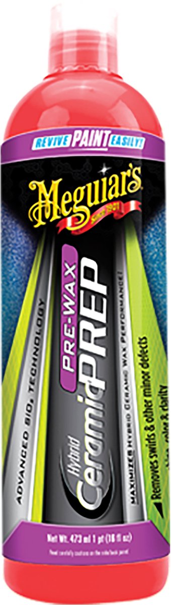 Meguiar's Meguiar's Hybrid Ceramic Pre-wax Prep 473ml - paint preparer car - for hybrid ceramic protection - gloss enhancing pre-wax