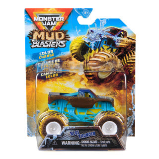 Monster jam mudderblastere - blå torden 1:64 | 2 stk