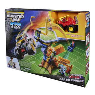 Monster jam spin master legetøj lynkursus sæt med monster truck 1:64.