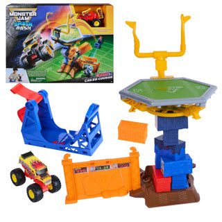 Monster jam spin master legetøj lynkursus sæt med monster truck 1:64.
