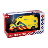 Rapid wheels ambulancebil med lys og lyd | 2 stk
