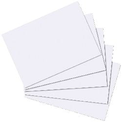 Indekskort herlitz a6 hvid