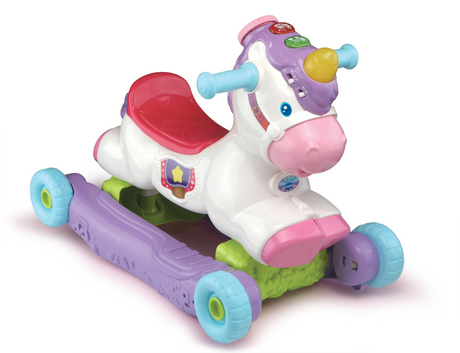 Vtech bump and play enhjørning - interaktivt babylegetøj - læring af musik - fra 1 til 4 år