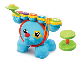Vtech rock læder trommesæt - pædagogisk babylegetøj - lyd og spil - baby musikinstrument