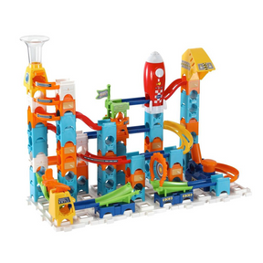 Vtech marmor rush raketsæt elektronisk m100e marmorbane - 79 dele - inkl. 10 kugler med lys og lydeffekter - gave - legetøj 3 til 12 år