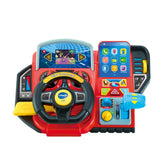 Vtech drive learn racer racerhjul aktivitetscenter - interaktivt pædagogisk legetøj - aktivitetstavle - gave - børnelegetøj 3 år
