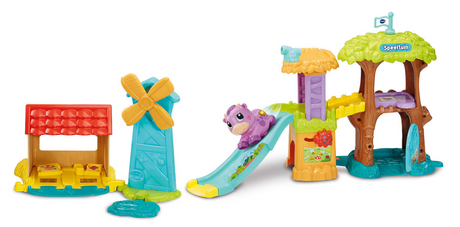 Vtech rolle skøre dyr legeplads + kat ko