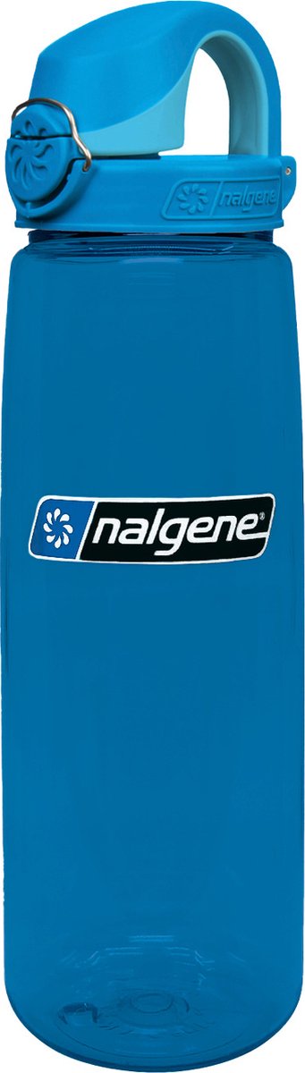 Nalgene - otf - drikkedunk - vandflaske - lækagesikker - vandflaske -650ml - bpa fri - sustain - skiferblå glacial