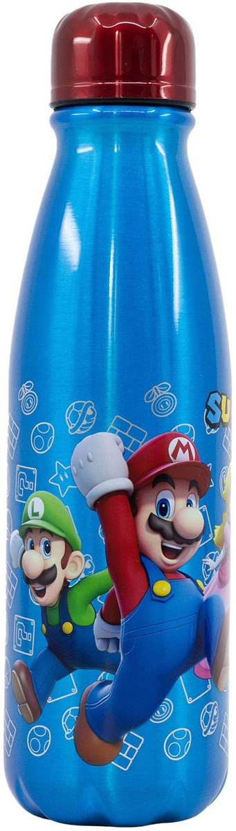 Super Mario Drikkeflaske Aluminium, 600 ml