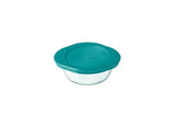 Pyrex cook store rundt opbevaringsfad 14x12x5cm - 350ml - borosilikatglas