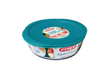 Pyrex cook store rundt opbevaringsfad 20x18x7cm - 1.100ml - borosilikatglas