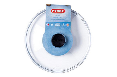 Pyrex klassisk tilbehør låg - borosilikatglas - ø26 cm - gennemsigtig