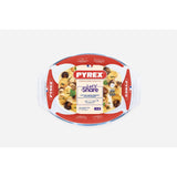Pyrex uimodståelig oval bradepande glas med håndtag 35 x 24x6 cm 2,8l