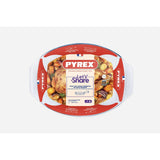 Pyrex uimodståelig oval bradepande 39x27 cm 4l