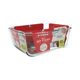 Pyrex luftfriturefad 18x20x8cm 2l med metal sikkerhedsgreb