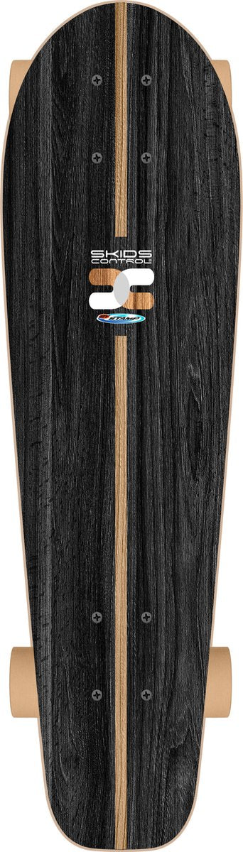 Skid control - Oxygen Cruiser skateboard 70 x 20 cm sort beige
